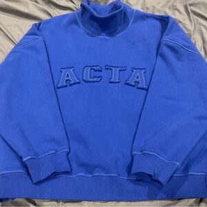 ACTA Wear Cobalt Blue Essential Mockneck
